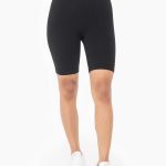 Ribbed Seamless Biker Shorts